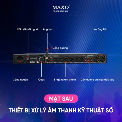 Thiết Bị Xử Lý Kỹ Thuật Số – Vang Số D68Plus - Ảnh 7