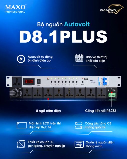 Bộ Nguồn Autovolt D8.1PLUS - Ảnh 7