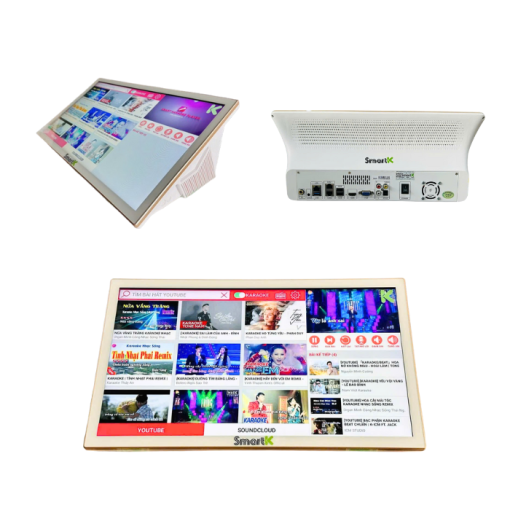 Đầu liền màn hình 22 inch SmartK Plus karaoke online cảm ứng điện dung để bàn - Ảnh 2