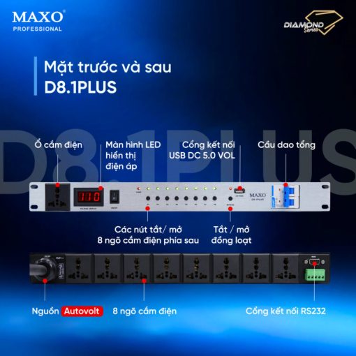 Bộ Nguồn Autovolt D8.1PLUS - Ảnh 8