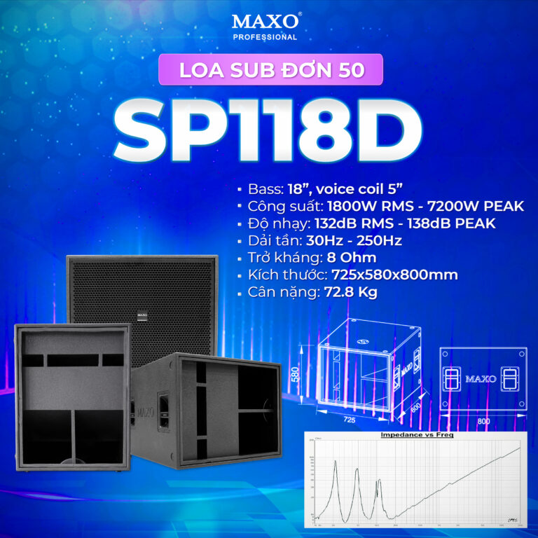 Loa Sub 18″ SP118D ( 0978 308 345) - Ảnh 8