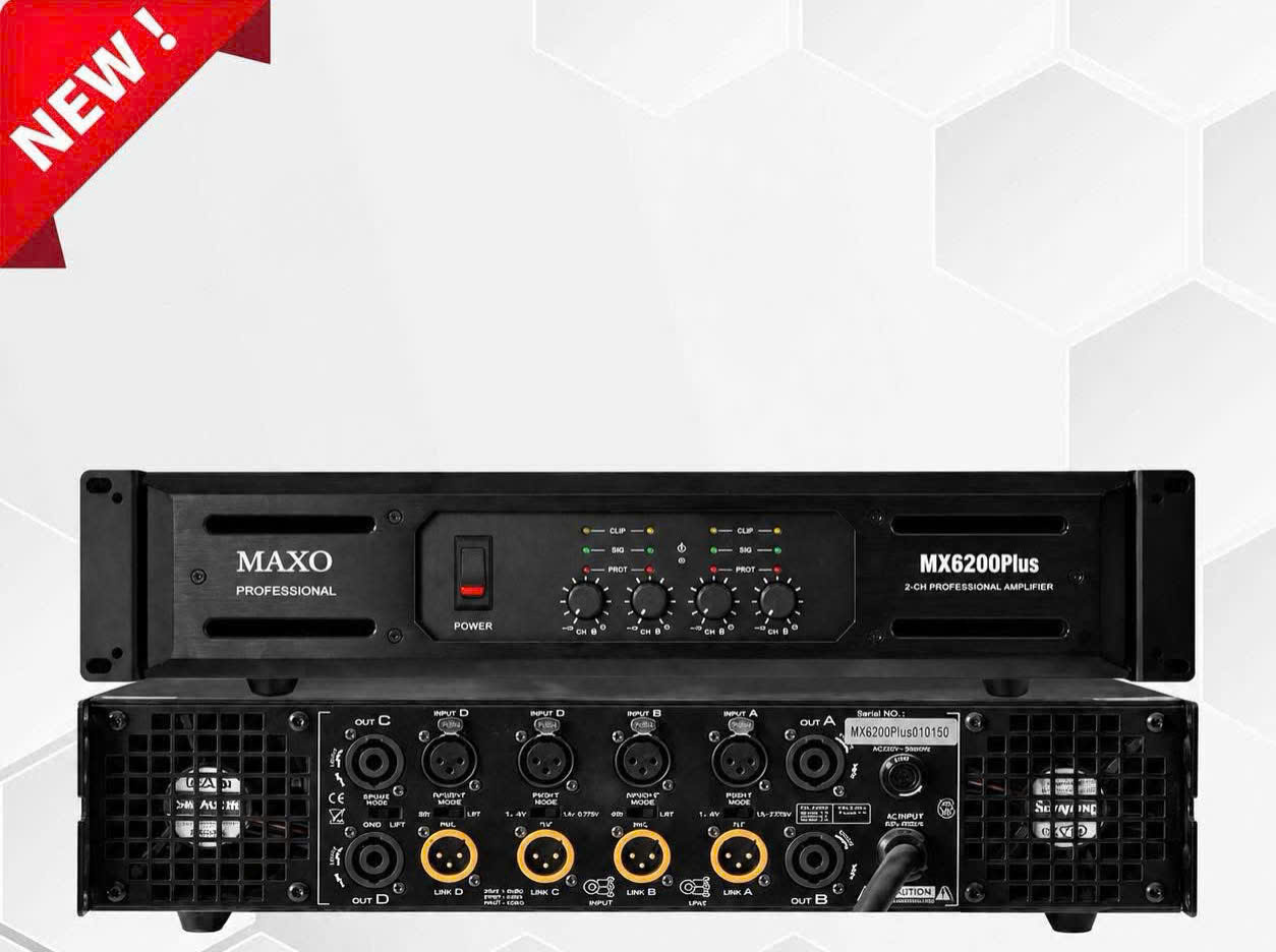 Main Công Suất 4 Kênh MX-6200PLUS