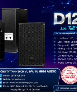 Loa Full Range 3 Tấc D12PRO